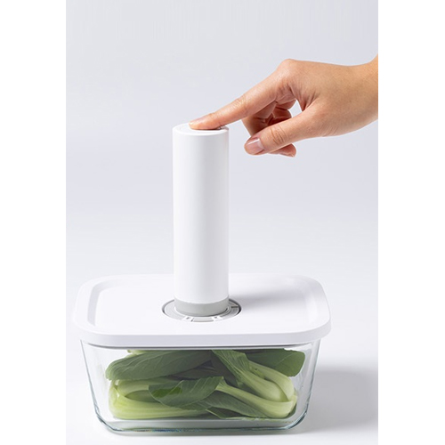 [햄튼] 에어실드 원터치 진공 밀폐용기세트(4P)-B (800ml 2)