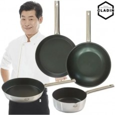 [클래딘] 이연복셰프 웨이블 스테인레스 후라이팬 4종세트