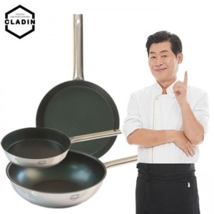 [클래딘] 이연복셰프 웨이블 스테인레스 후라이팬 3종세트