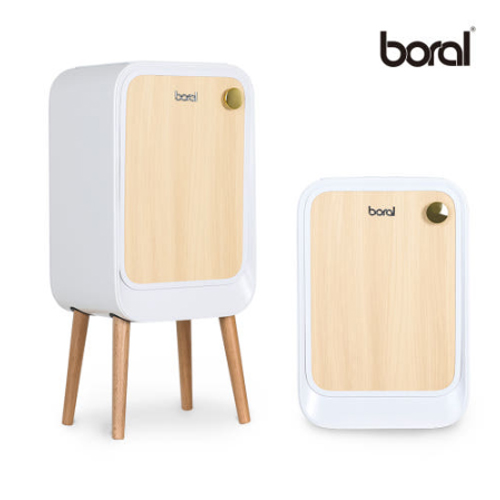 [보랄] 더블 도어 센서 휴지통 (20L) HNZ-K306C (화이트)