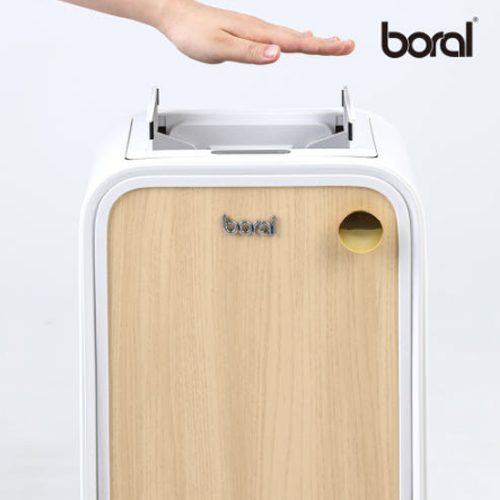 [보랄] 더블 도어 센서 휴지통 (20L) HNZ-K306C (화이트)
