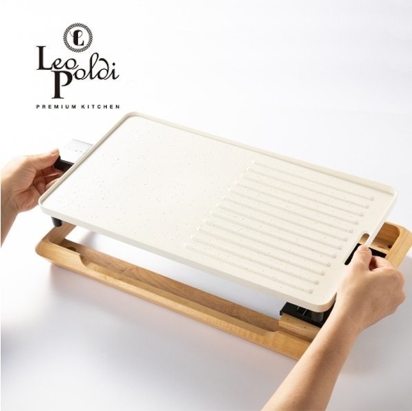 [레오폴디] 펠리즈 화이트 그릴 (VMK-2305GLQ)