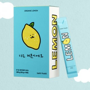뚜띠프루티 나는 레몬이에오 유기농 착즙 레몬즙 1박스 20g 14포