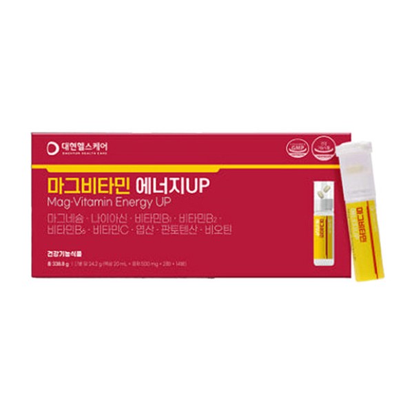 대현헬스케어 마그비타민 에너지up(20ml+500mgx2정X14병)