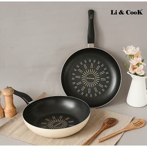 [리앤쿡] 노르딕 IH 프라이팬 2종(팬28cm, 웍28cm)